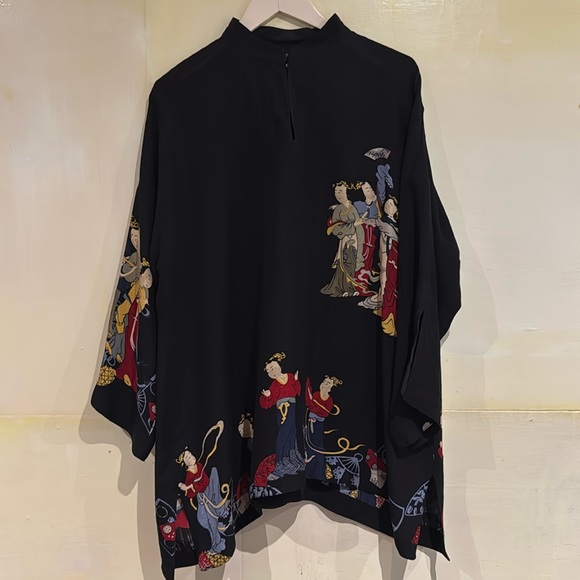 Citron Pullover Silk Blouse - Picture 1 of 8